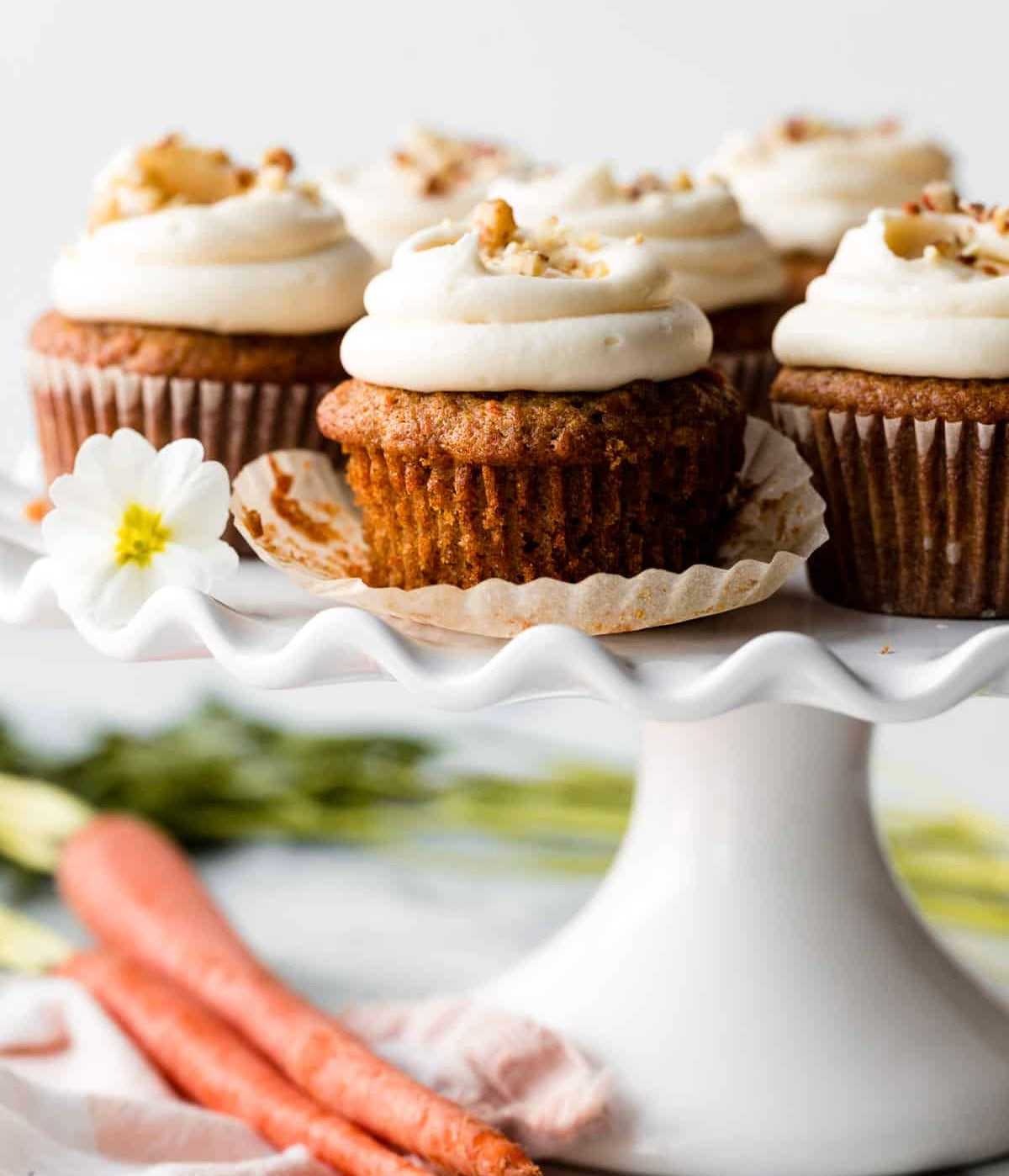 4 Carrot Cake Cupcakes