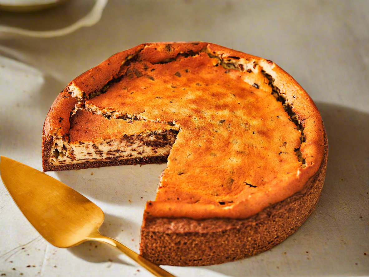 Chocolate chip cheesecake