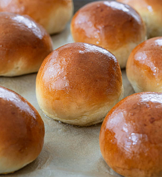 Sourdough Brioche Burger Buns
