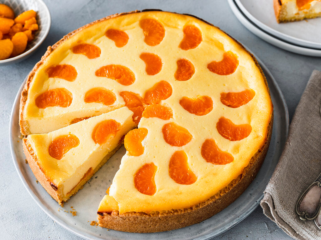 German Mandarin Cheesecake